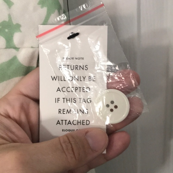 NWT Eloquii Green and White Floral Jumpsuit - Picture 5 of 7